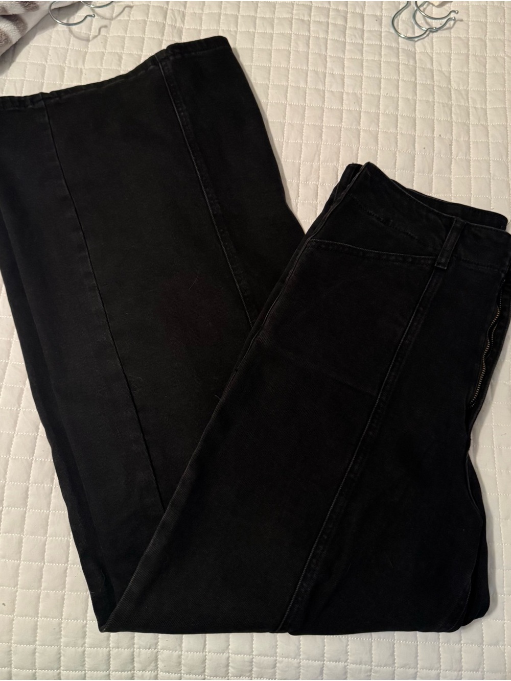 Black women’s wide-Leg Pants